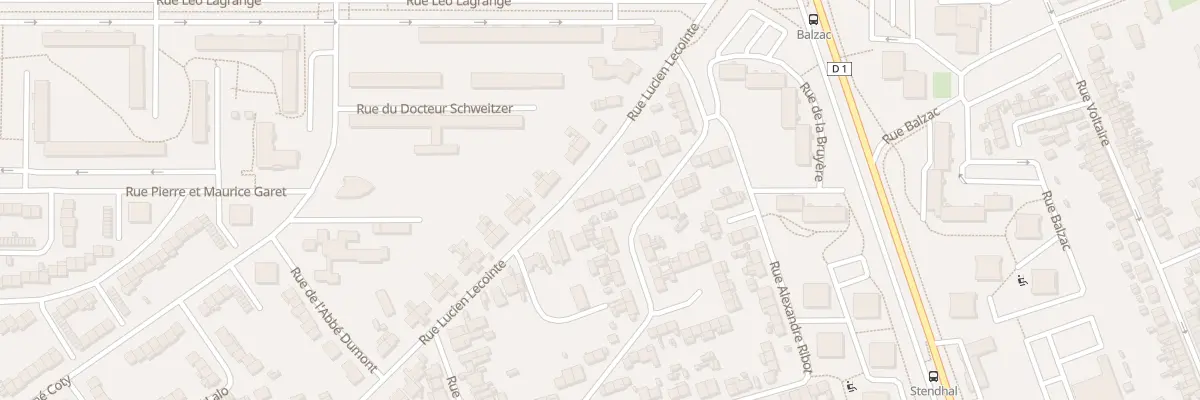 Plan du 244 Rue Lucien Lecointe à Amiens