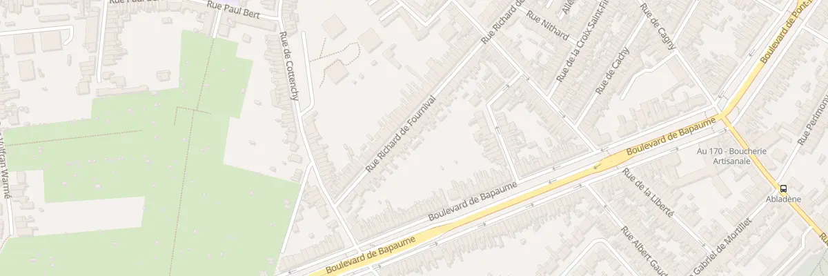 Plan du 103 Rue Richard de Fournival à Amiens