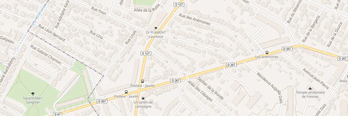 Plan du 12 Rue des Violettes à Fresnes