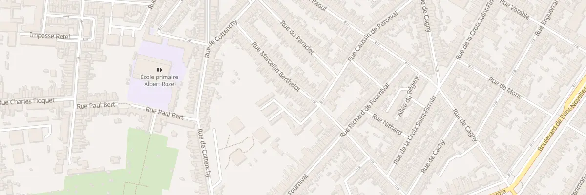 Plan du 52 Rue Marcellin Berthelot à Amiens