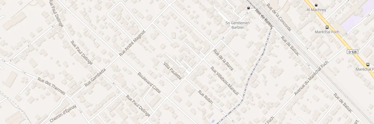 Plan du 25 Rue de la Barre à Enghien-les-Bains