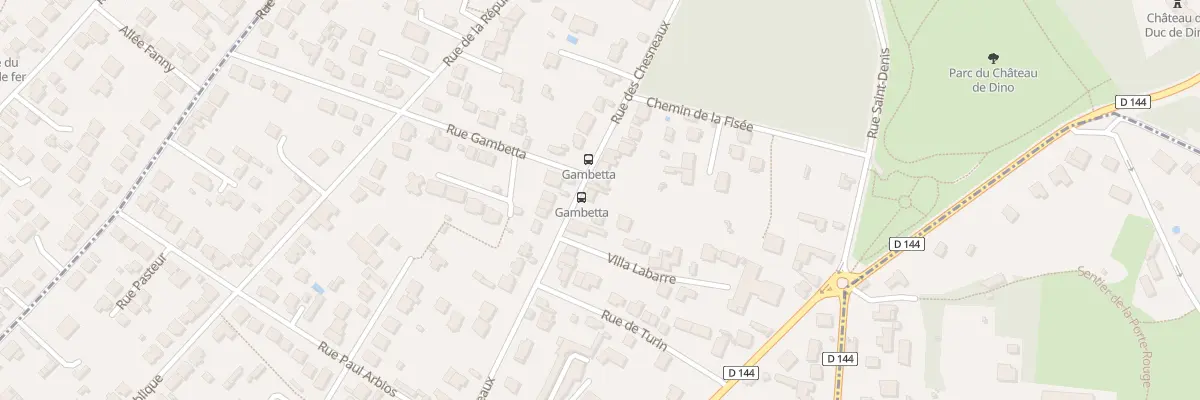Plan du 23 Rue des Chesneaux à Montmorency