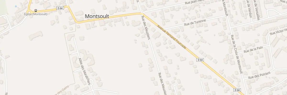 Plan du 14 Rue des Meuniers à Montsoult