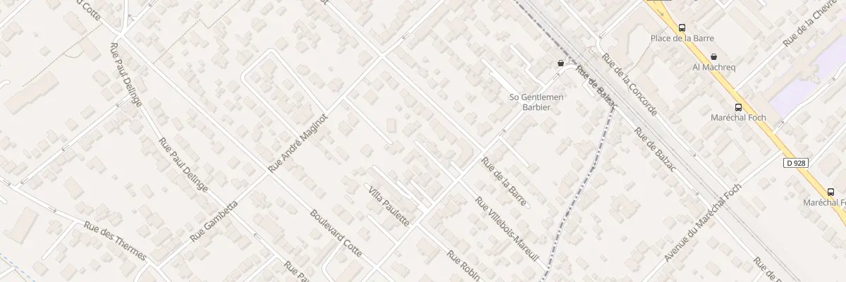 Plan du 33 Rue de la Barre à Enghien-les-Bains