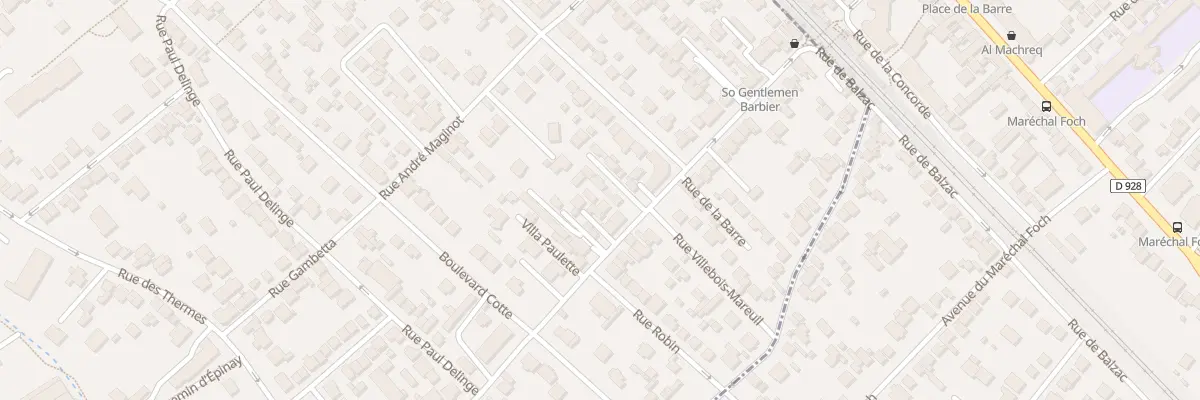 Plan du 27 Rue de la Barre à Enghien-les-Bains