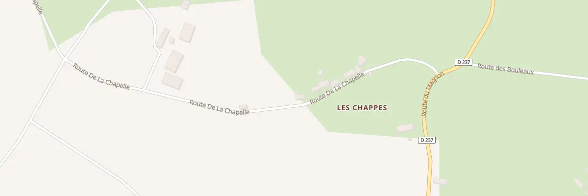 Plan du 125 Chappe à Sidiailles