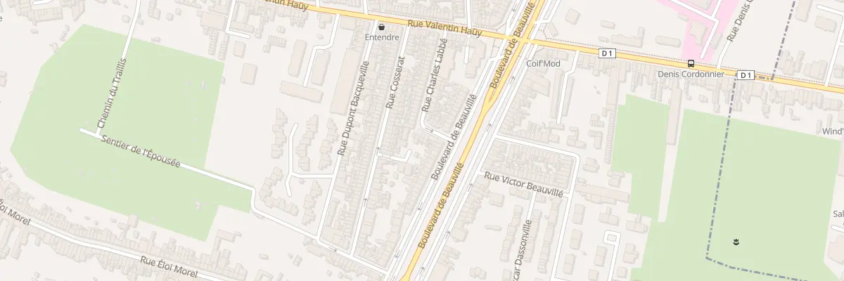 Plan du 5 Rue Charles Labbé à Amiens