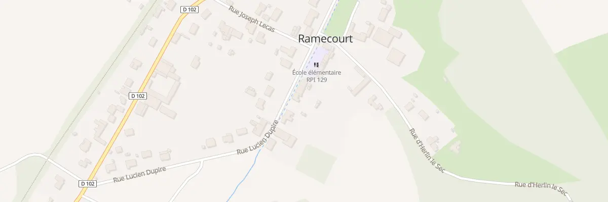 Plan du 504 Rue Lucien Dupire à Ramecourt