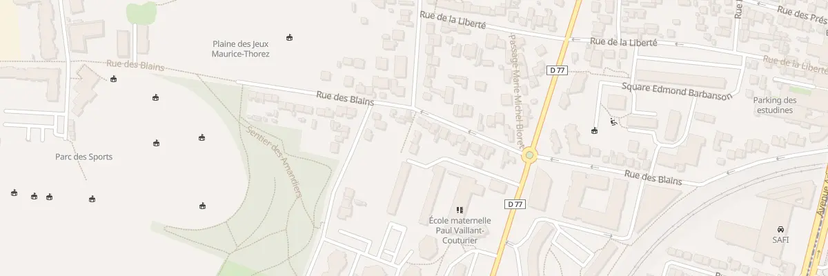Plan du 3 Sen de la Roue à Bagneux