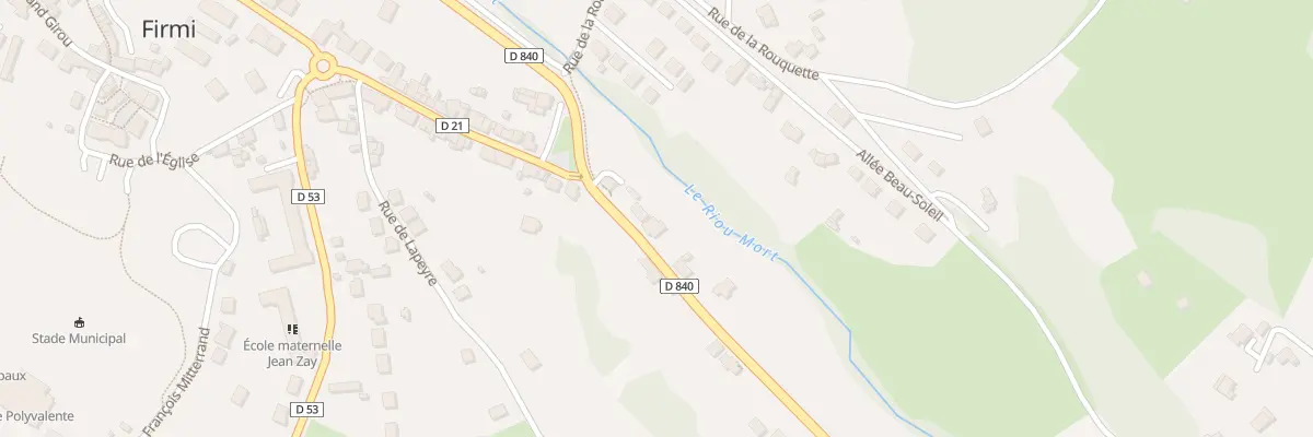 Plan du 10 Rue de Montplaisir à Firmi