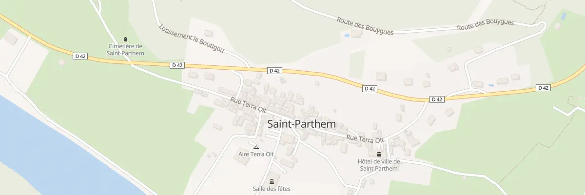 Plan du 5043 Saint Parthem à Saint-Parthem