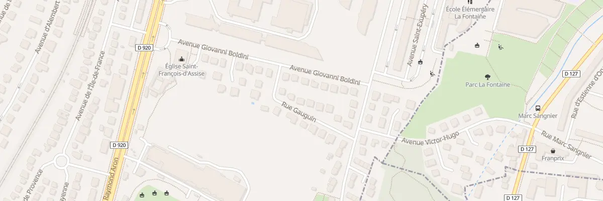 Plan du 7 Rue Gauguin à Antony