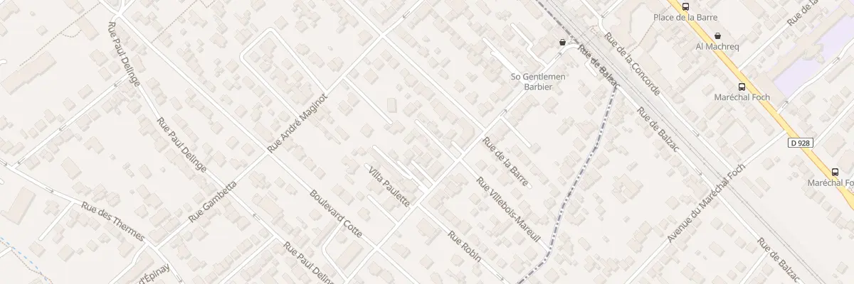 Plan du 31 Rue de la Barre à Enghien-les-Bains