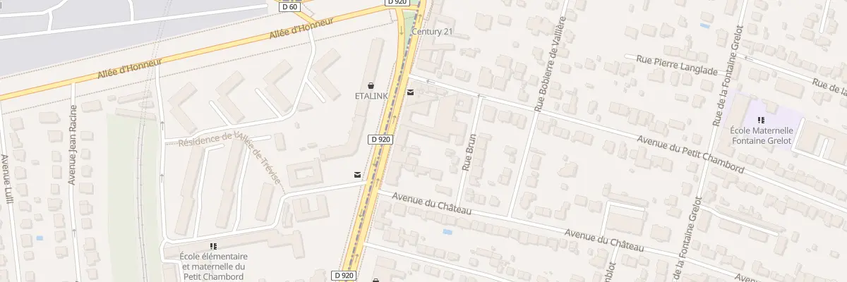 Plan du 155 Av du Général Leclerc à Bourg-la-Reine