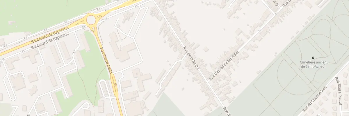Plan du 40 Rue de la Troisieme D.I. à Amiens