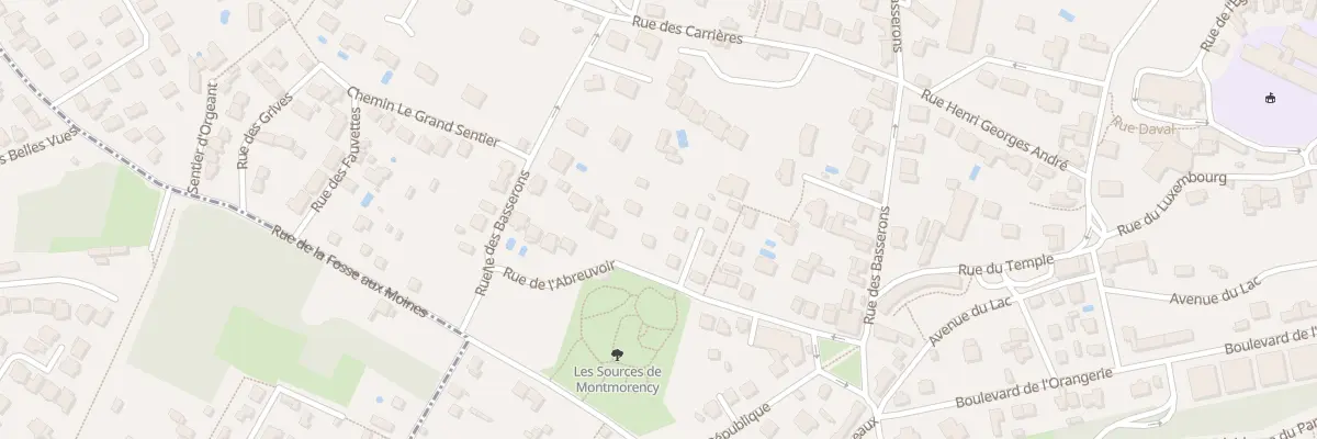 Plan du 14 Rue de l’Abreuvoir à Montmorency