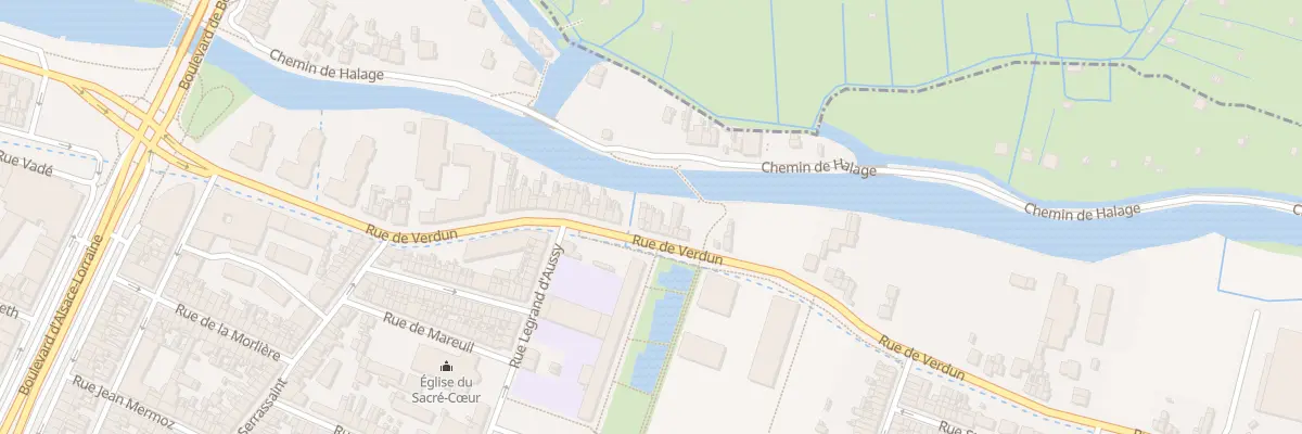 Plan du 141 Rue de Verdun à Amiens