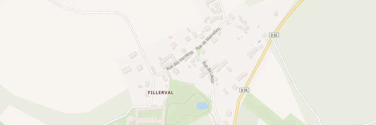 Plan du 208 Rue du Lavoir à Thury-sous-Clermont