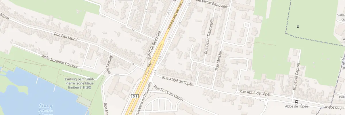 Plan du 248 Bd de Beauvillé à Amiens
