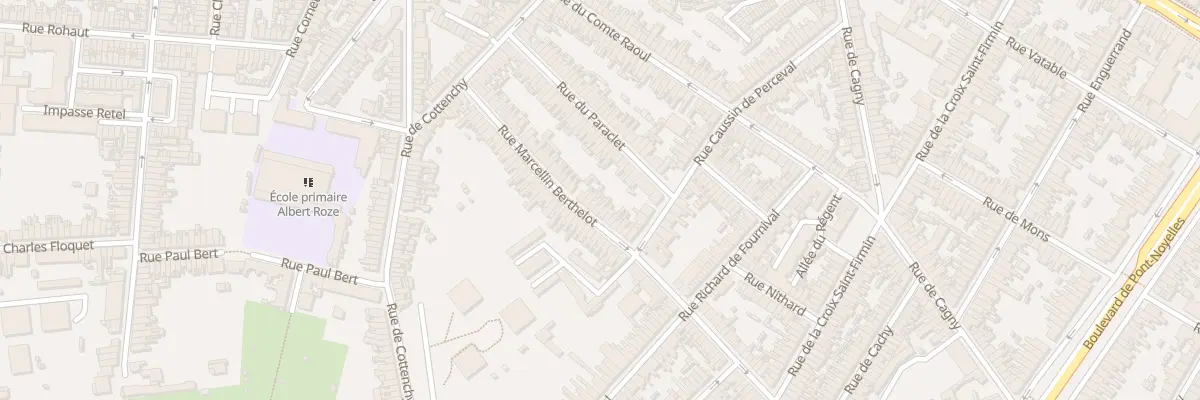 Plan du 49 Rue Marcellin Berthelot à Amiens