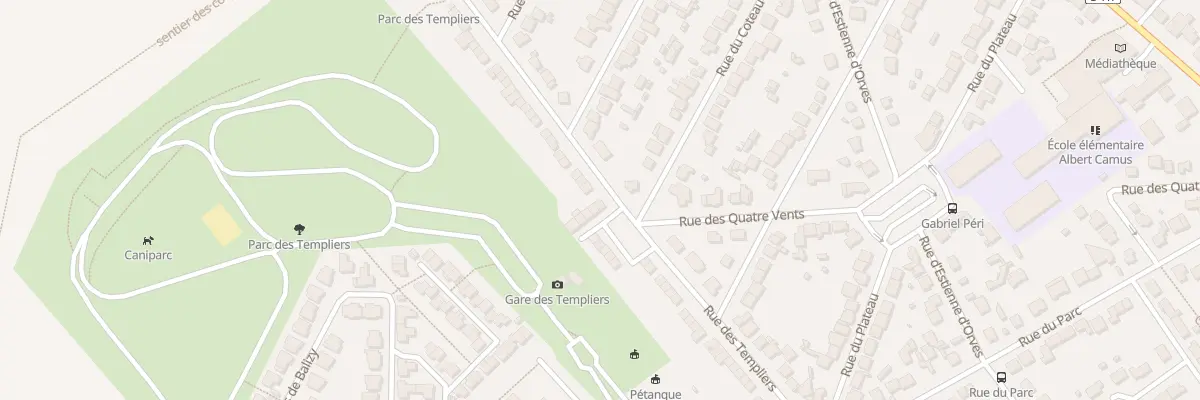 Plan du 65 Rue des Templiers à Épinay-sur-Orge