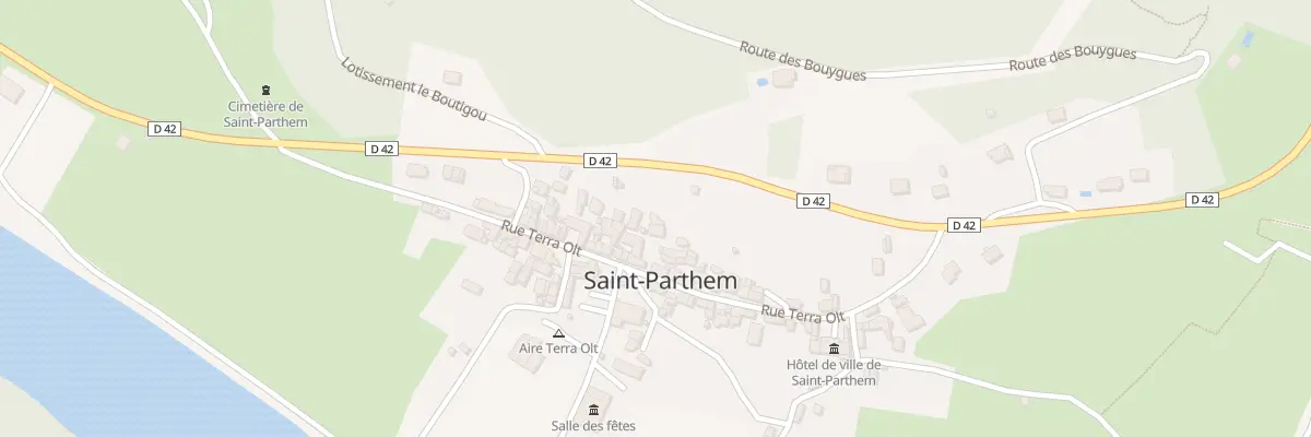 Plan du 5288 Saint Parthem à Saint-Parthem