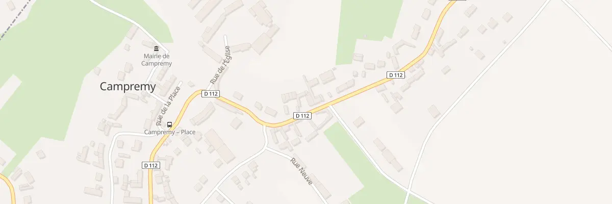Plan du 5 Rue Neuve à Campremy