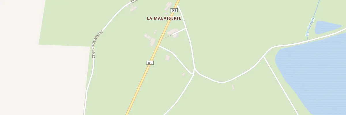 Plan du 225 La Malaiserie à Morlac