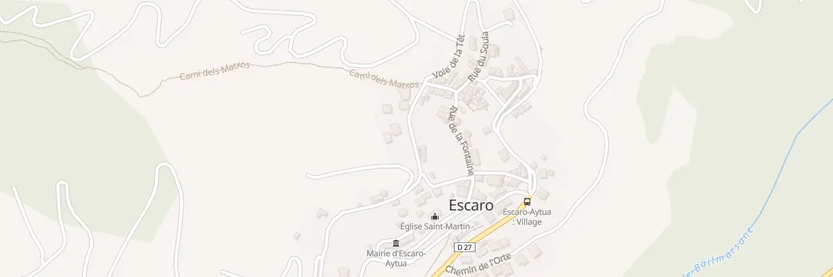 Plan du 48 Escaró d’Availl à Escaro
