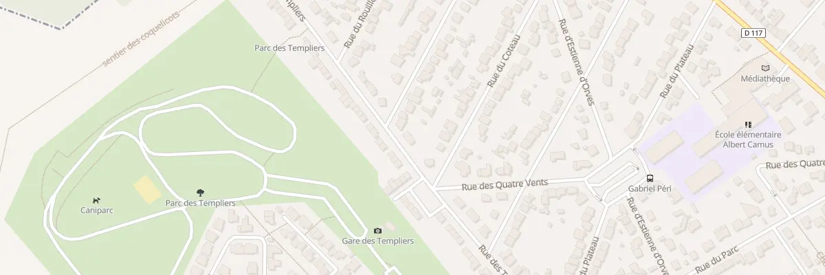 Plan du 28 Rue des Templiers à Épinay-sur-Orge