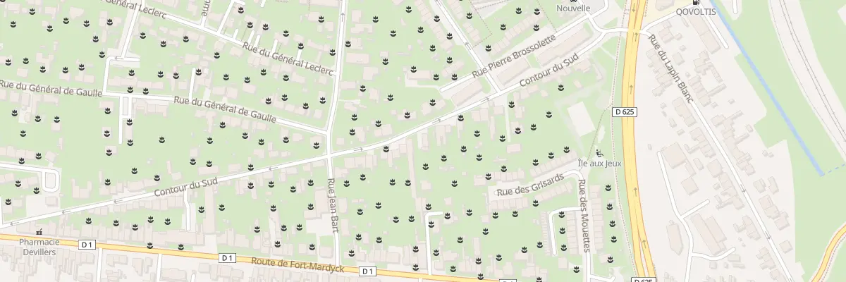 Plan du 39 Rue du Contour du Sud Fm à Dunkerque