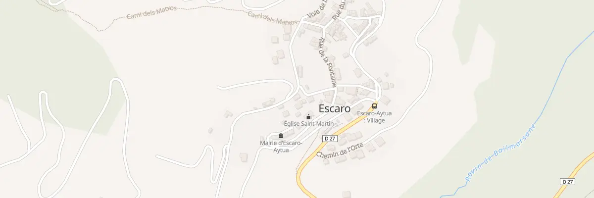 Plan du 5002 Escaró d’Availl à Escaro