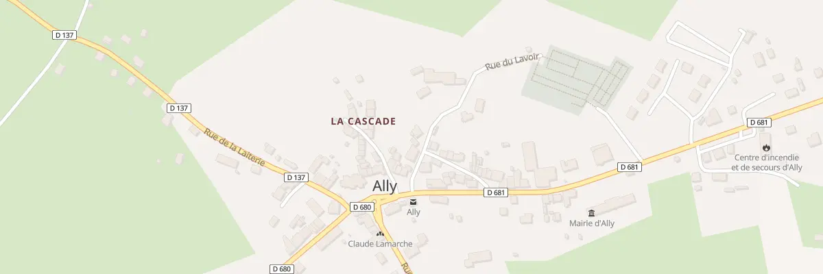 Plan du 5091 Le Bourg à Ally