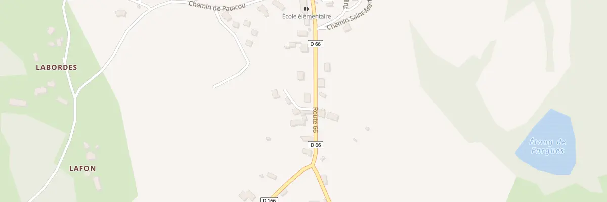 Plan de Lauriac à Vitrac