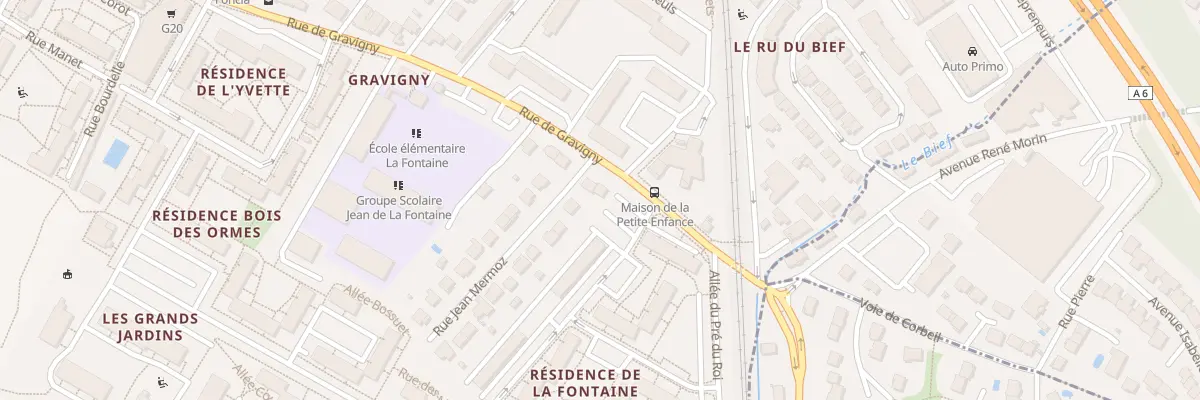 Plan du 96 Rue de Gravigny à Chilly-Mazarin