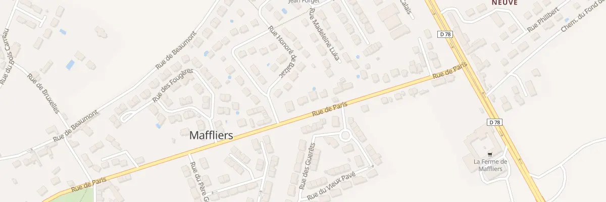 Plan du 21 Rue de Paris à Maffliers