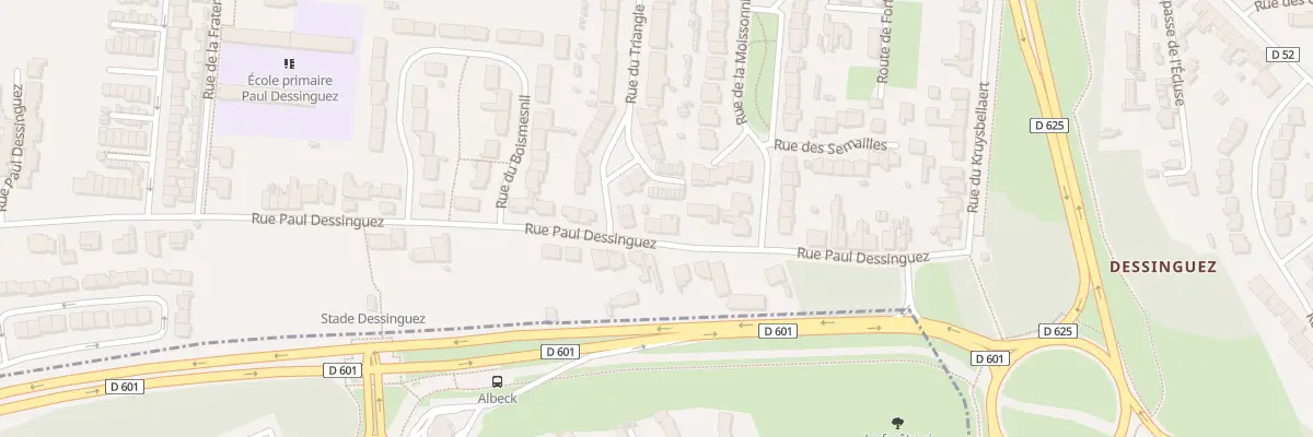 Plan du 216 Rue Paul Dessinguez à Dunkerque