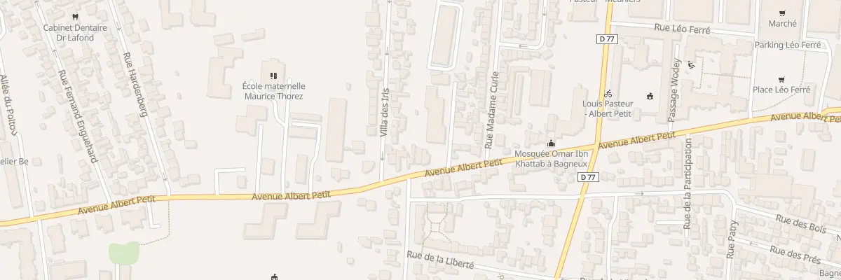 Plan du 51 Av Albert Petit à Bagneux