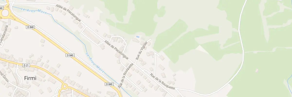 Plan du 3 Rue du Vignier à Firmi