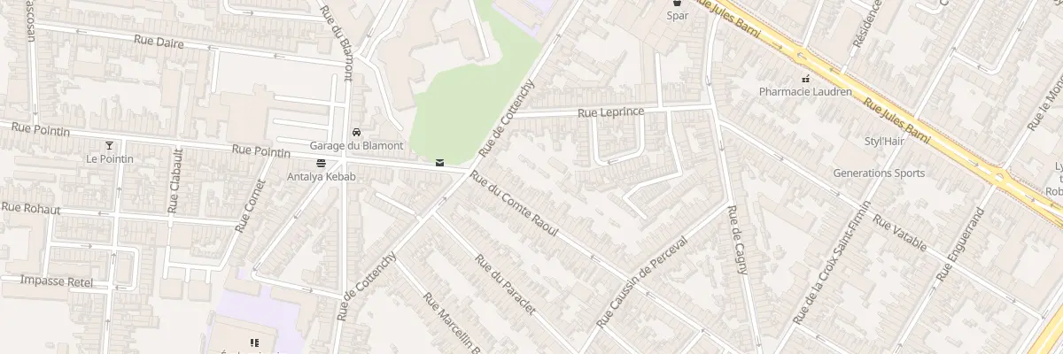 Plan du 17 Rue du Comte Raoul à Amiens