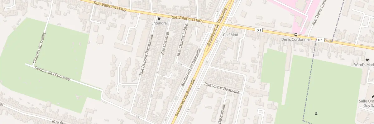 Plan du 263 Bd de Beauvillé à Amiens
