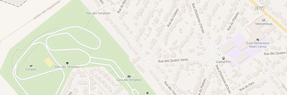 Plan du 26 Rue des Templiers à Épinay-sur-Orge