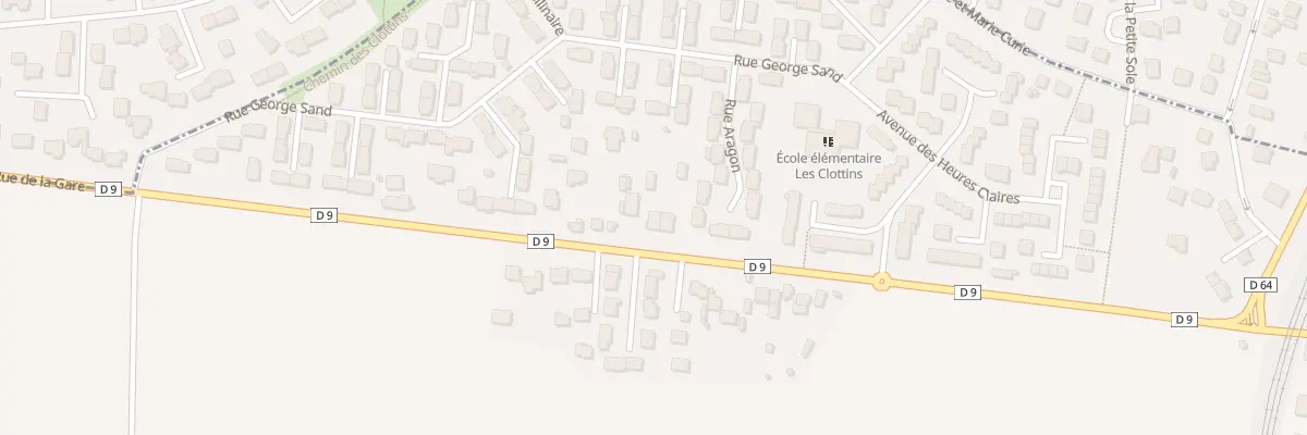 Plan du 23 Rue de la Gare à Baillet-en-France