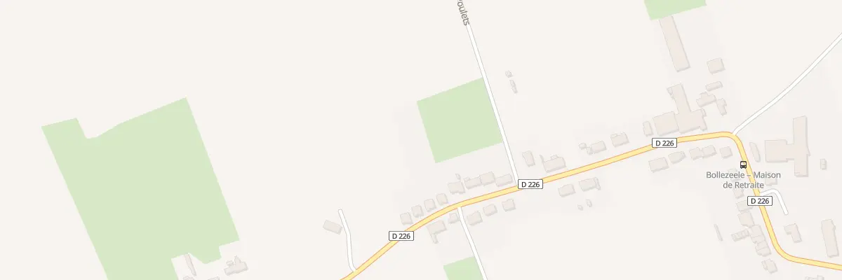 Plan du 1058 Rte de Merckeghem à Bollezeele