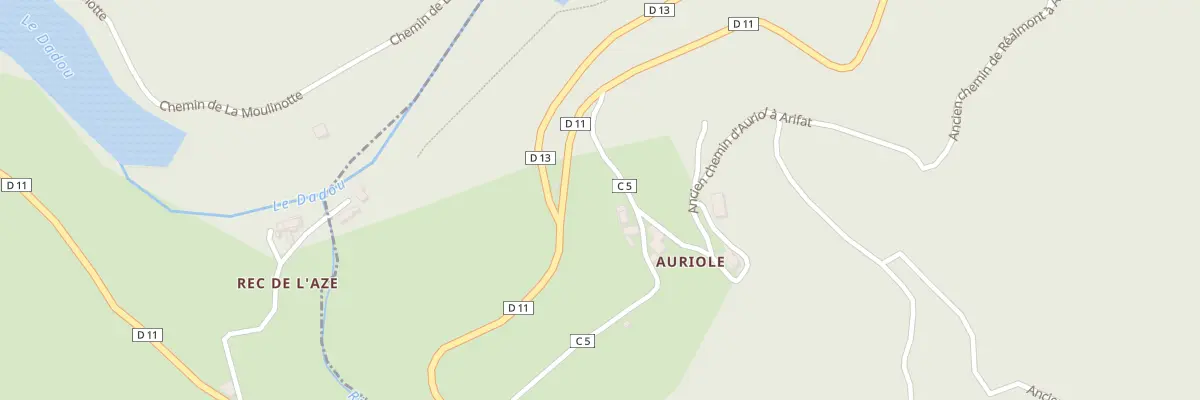 Plan du 98 Che de Tourguil à Arifat