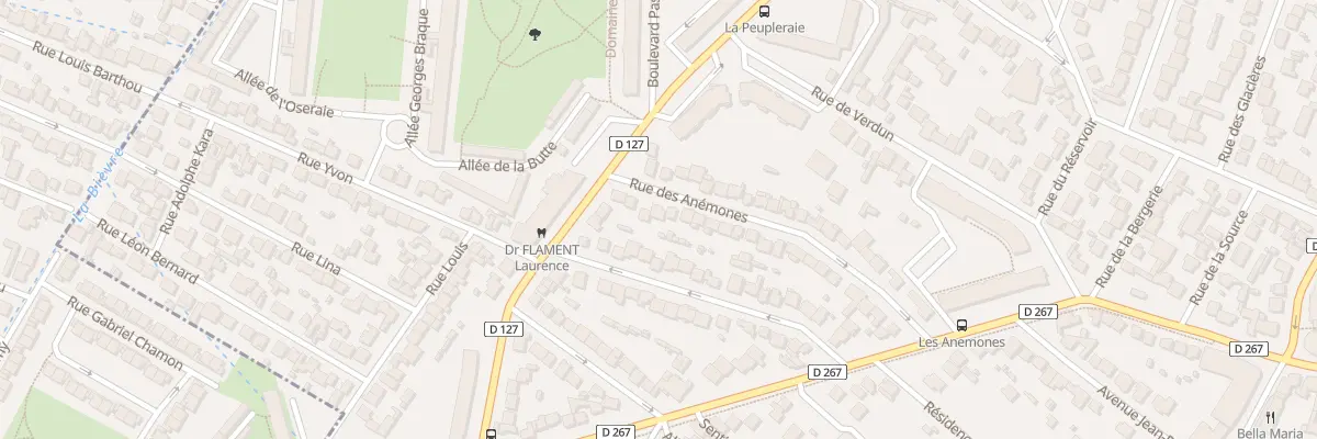 Plan du 8 Rue des Anémones à Fresnes