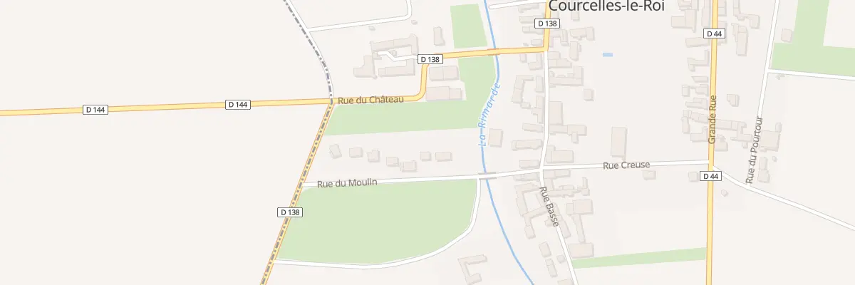 Plan du 6 Rue du Moulin à Courcelles-le-Roi