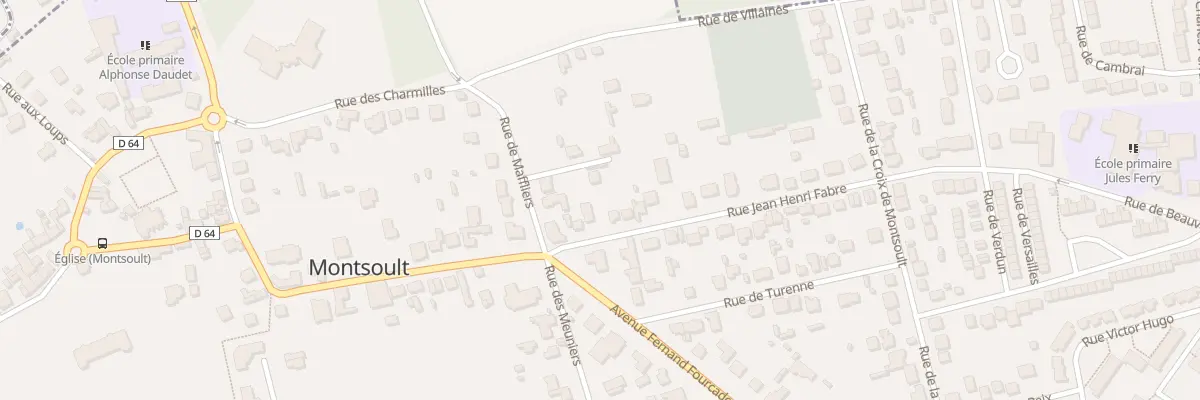 Plan du 7 Rue Jean Henri Fabre à Montsoult