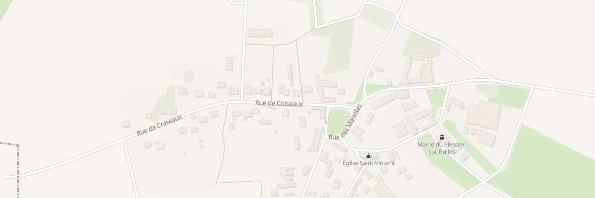 Plan du 94 Rue de Coiseaux au Plessier-sur-Bulles