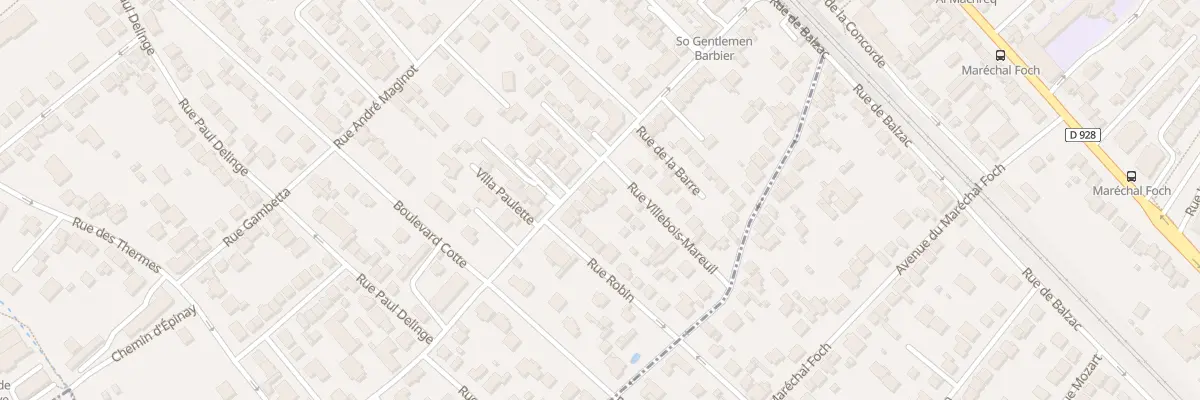 Plan du 36B Rue de la Barre à Enghien-les-Bains